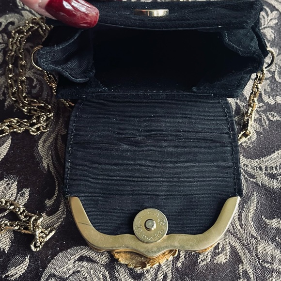 Evening Bag Black Suede - Picture 5 of 7